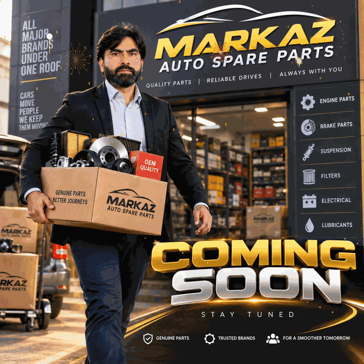 Markaz Auto Spare Parts - Coming Soon